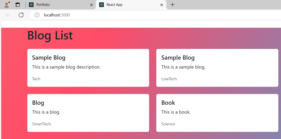 Blog Management Application