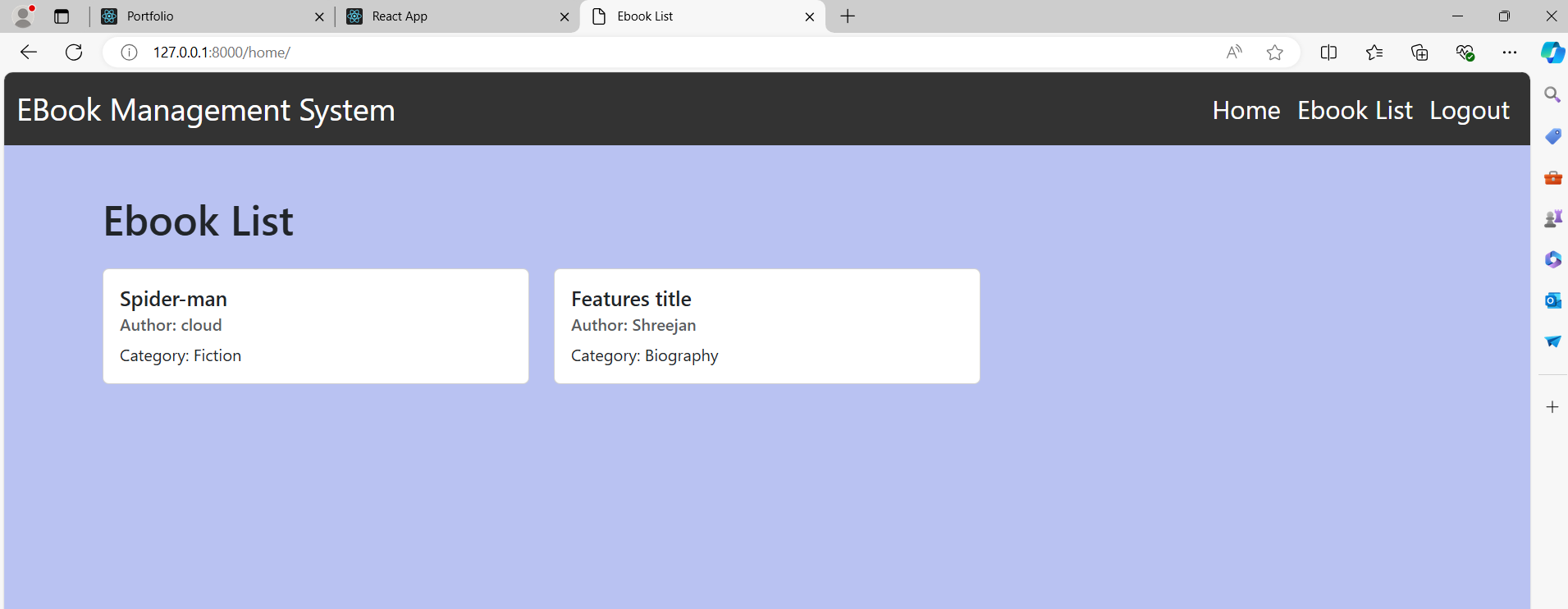 Ebook Management System