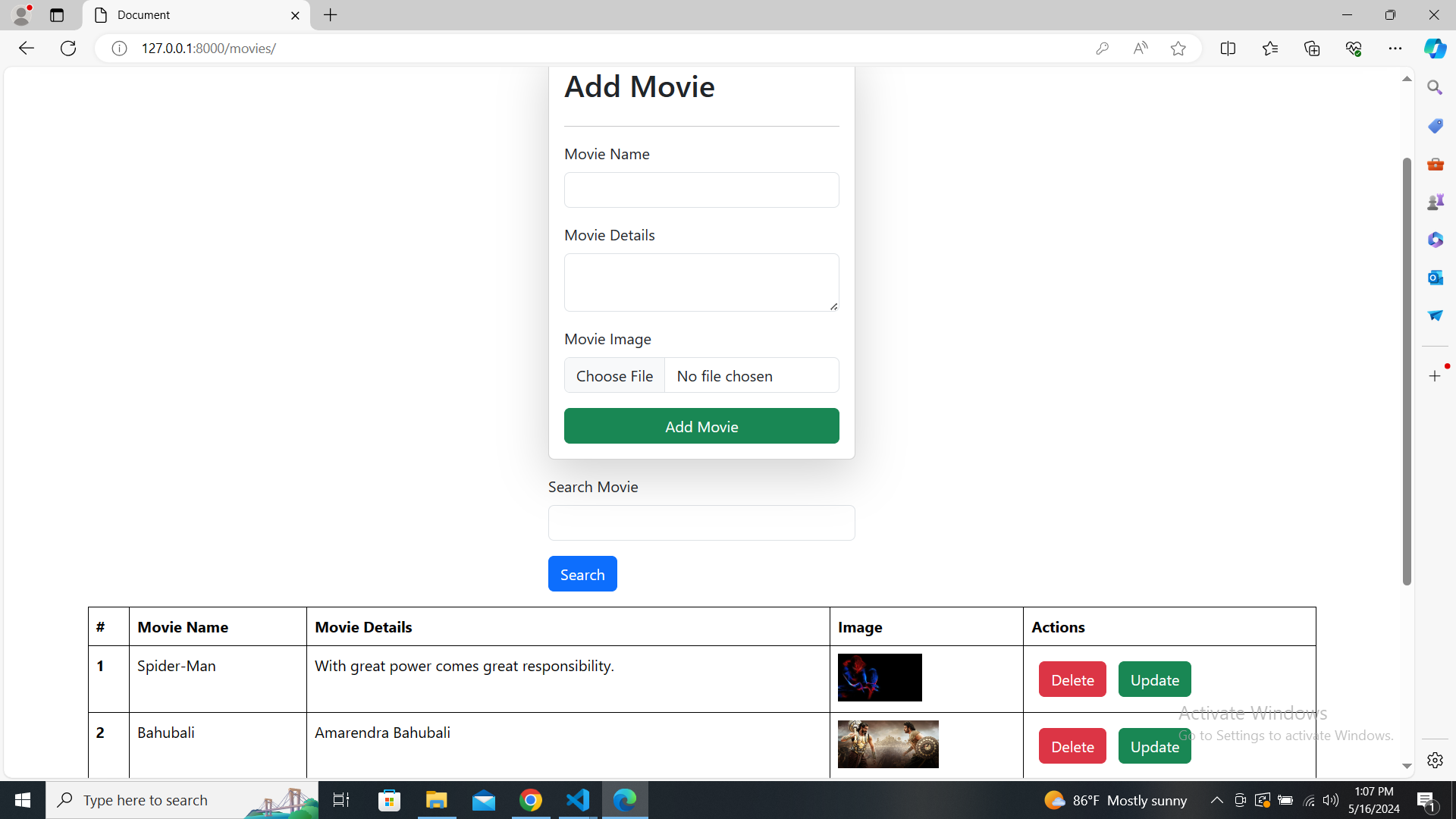 Movie Projects